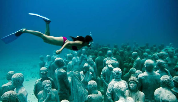 Mexico’s Haunting Underwater Sculptures: Art With A Purpose