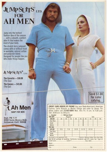 MEN S JUMPSUITS Why oh why are they a thing of the Past