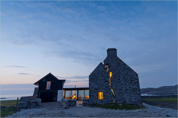 Modern Home built within a 150 year-old Abandoned Farmhouse