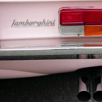 You’ll never guess who owns this Vintage Pink Lamborghini…