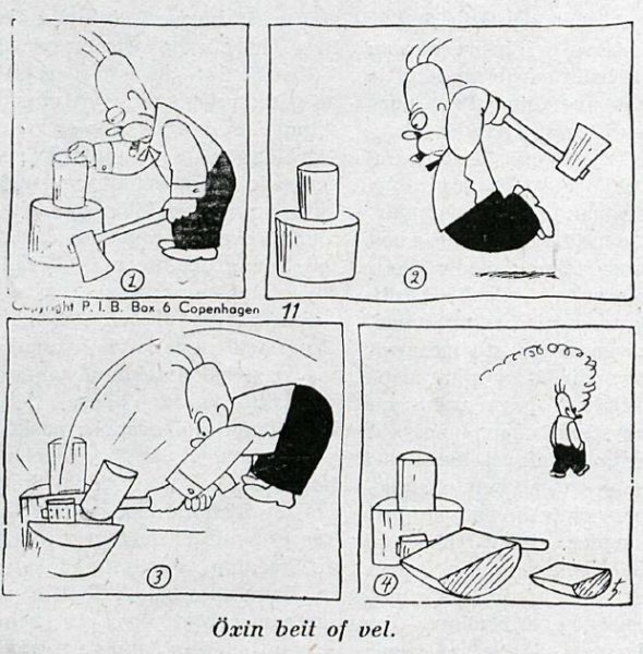 Was Homer Simpson stolen from this Vintage Cartoon ca.1949?