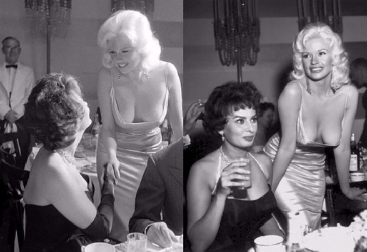 Jayne Mansfield s Tits Sophia vs Jayne: The OTHER Photos Behind That Sideways Glare