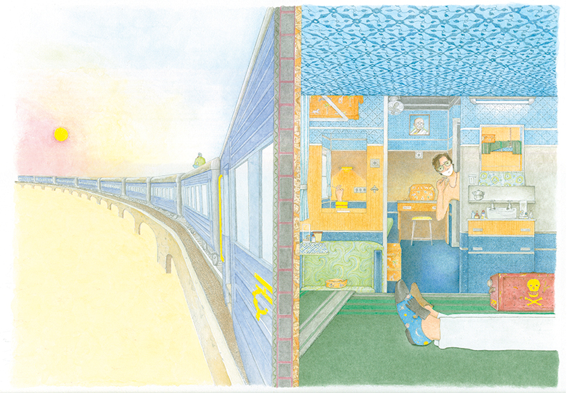 So Wes Anderson's Brother is an Illustrator and he's Awesome