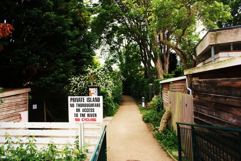 Private Island Sign