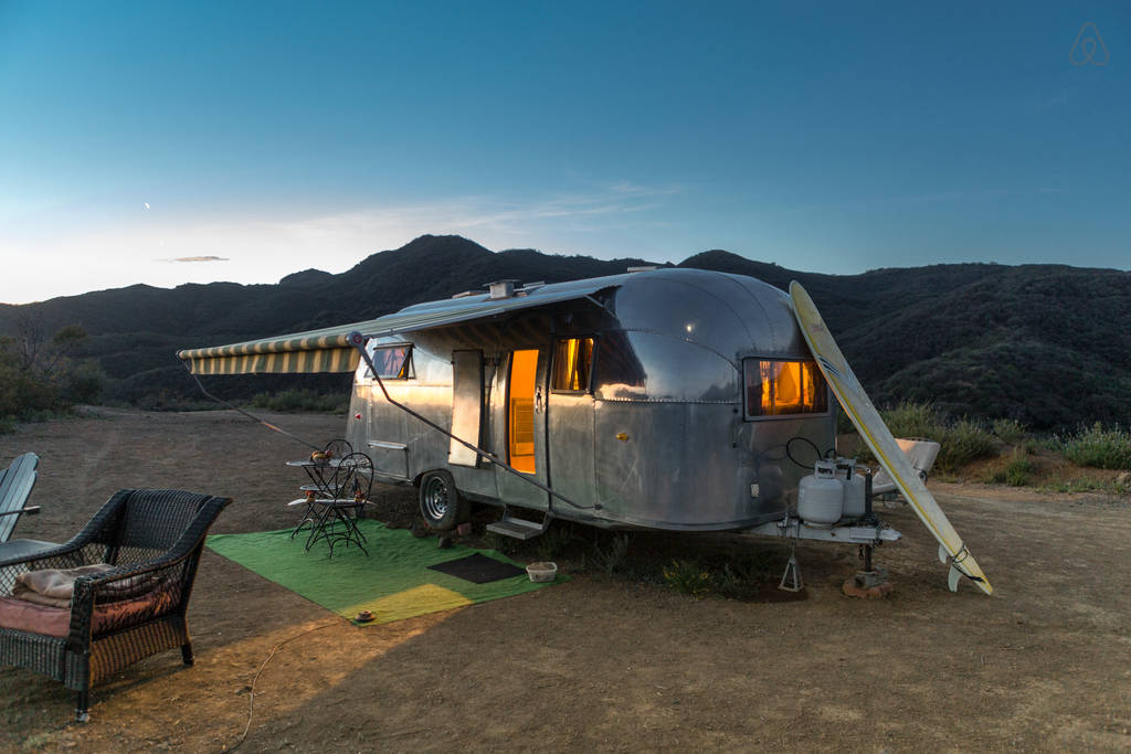 airbnb malibu travel trailer