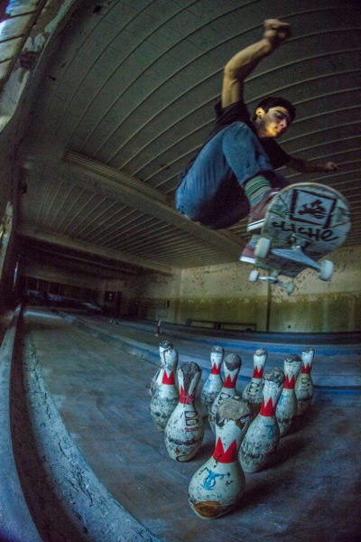Skating through an Abandoned Psych Ward (with a Hidden Bowling Alley)