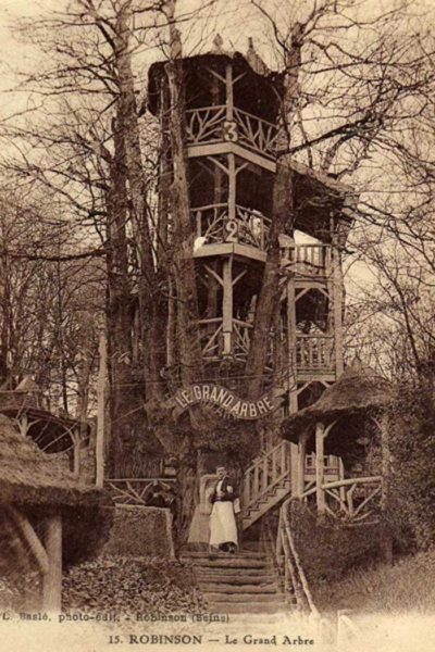 The Forgotten Treehouse Bars of Bygone Summers in Paris