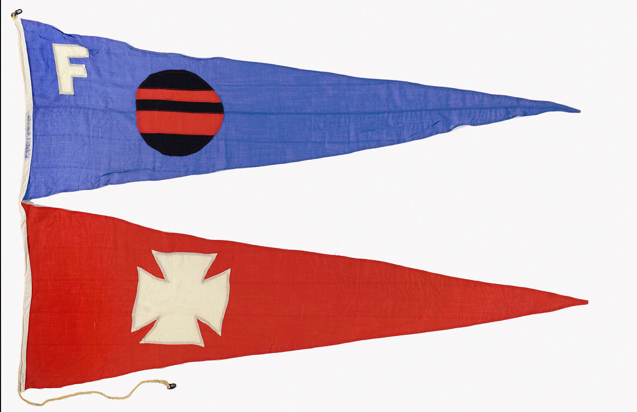 Hundreds of Awesome Vintage Sea Flags hidden away in a Museum