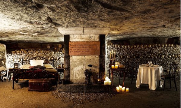 Book your Bedroom in the Paris Catacombs on Halloween Night