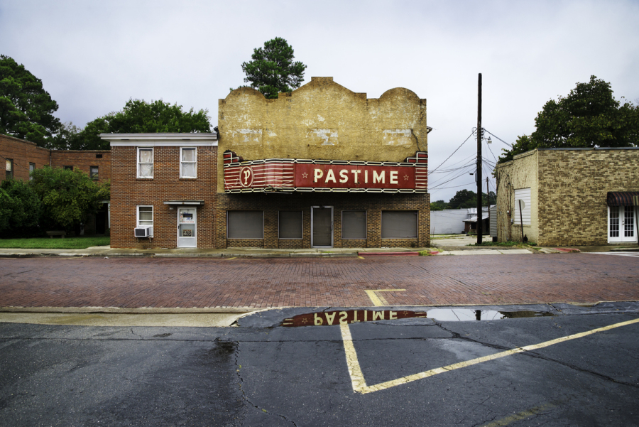 DSC_4192, Deep South, Warren, Arkansas, USA, 09/2013, USA-10914. Pastime theatre. Final Deep South selection for Smithsonian. retouched_Sonny Fabbri 11/25/2014