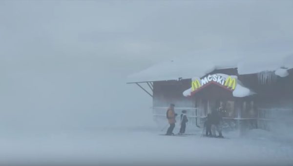 So in Sweden, McDonald’s has a Ski-Thru Restaurant