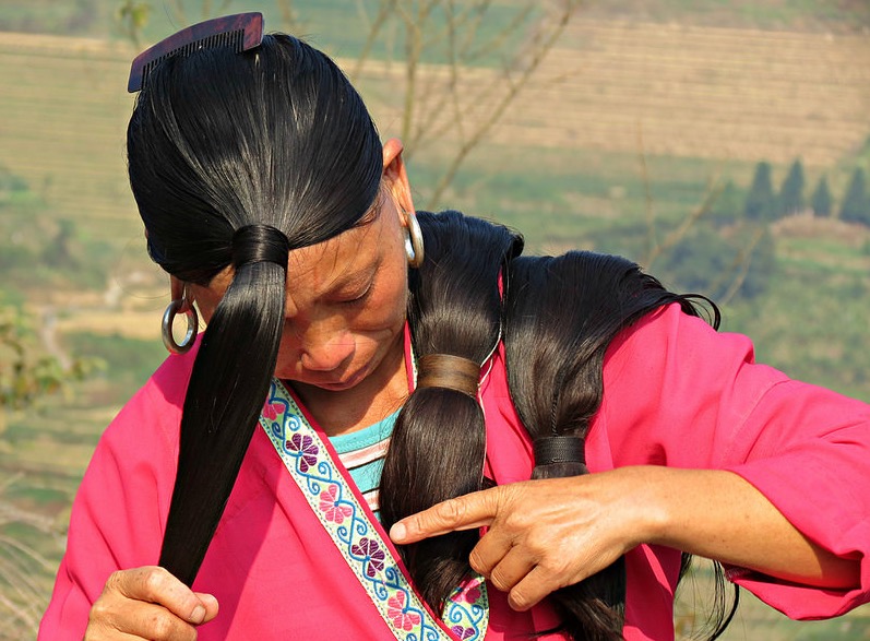 The Chinese Village of Long-Haired Rapunzels