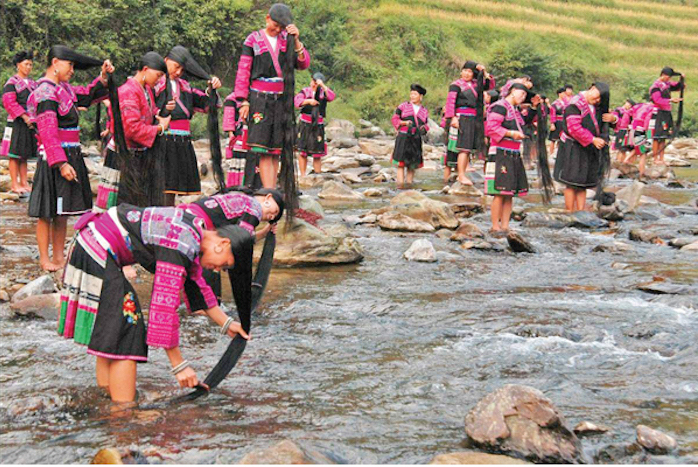 The Chinese Village of Long-Haired Rapunzels