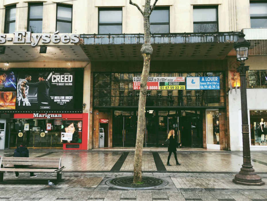 The Ghost Shops of the Champs Elysées