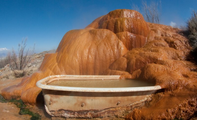 Desert Bath Tubs Of A Pioneer S Hot Spring, Bathtubs Salt Lake City