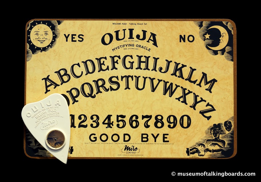 Planchett Bizarre Magic Alice in Wonderland Ouija Board laminated sheet 
