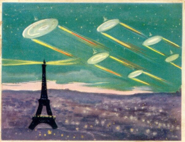 French Retro Futurism as told by 1950s Chocolate Wrappers
