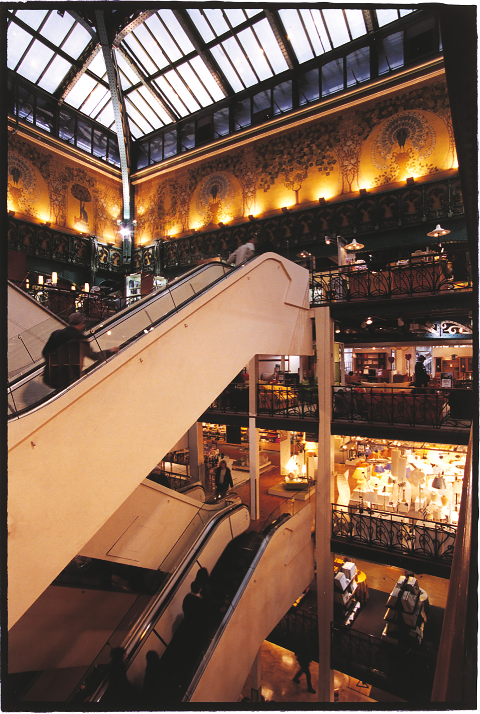 A 'La Samaritaine' bag pictured in Paris, France, on June 10, 2005. The  luxury giant LVMH Louis Vuitton Moet Hennessy's store is being forced to  shut its doors for six years due