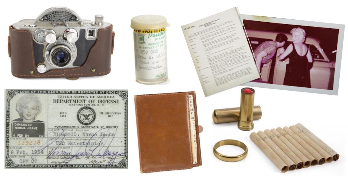 marilyn monroe personal items