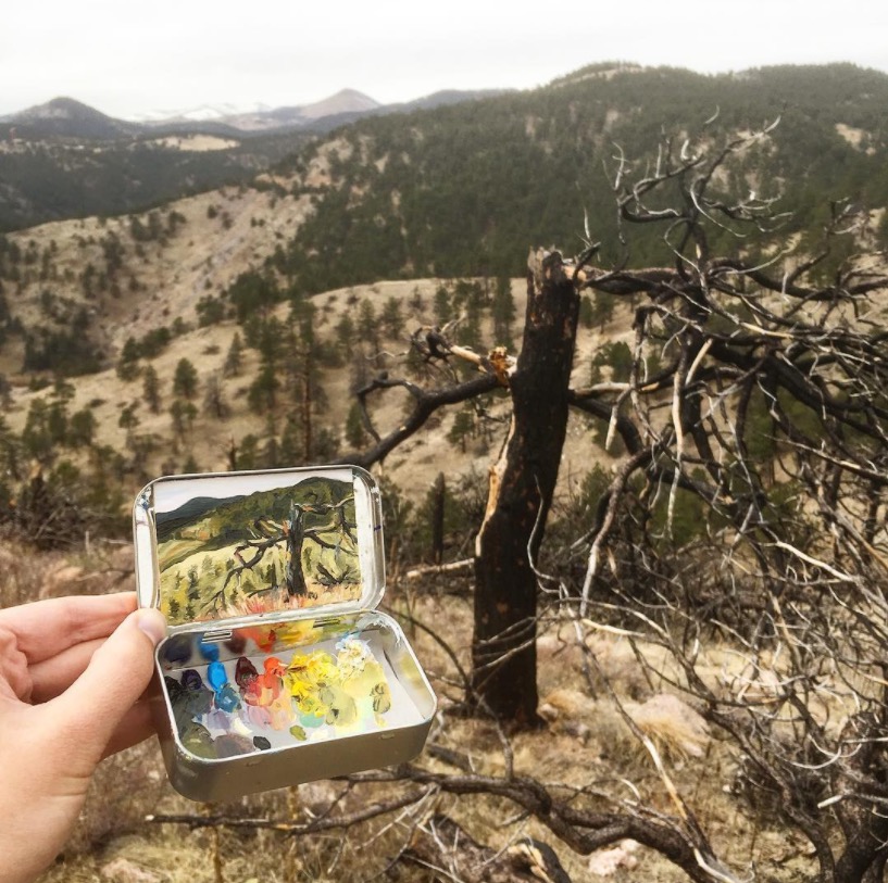 She Paints Tiny Masterpieces in Her Empty Altoids Tins