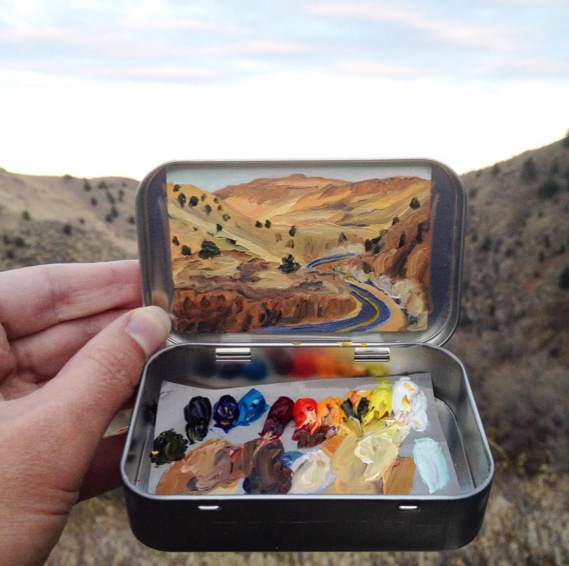 She Paints Tiny Masterpieces in Her Empty Altoids Tins