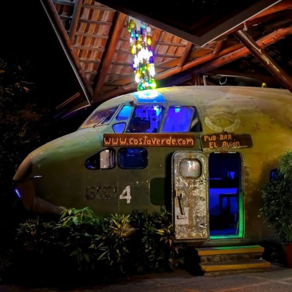 Happy Hour Aboard an Abandoned US Military Airplane in the Costa Rican Jungle