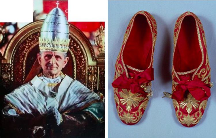 Lavet af Nat Creed The Truth Behind the Pope's Ruby Red Slippers