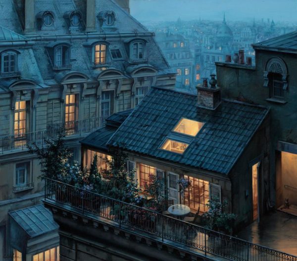 Rooftops of Paris at Twilight (and other Fairytales)