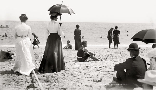 Victorian People-Watching at the Beach