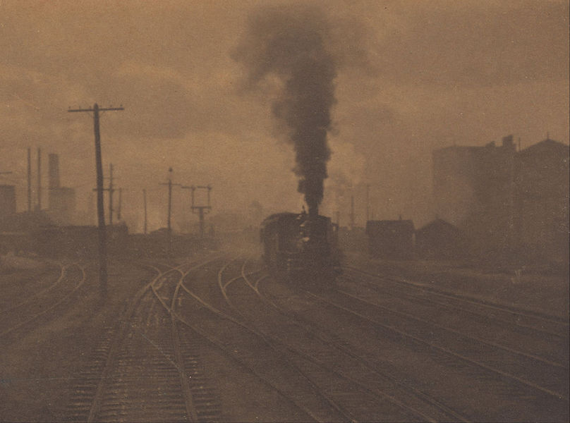 COMO O PICTORIALISMO FEZ DA FOTOGRAFIA ARTE 1024px Alfred Stieglitz American The Hand of Man. Google Art Project