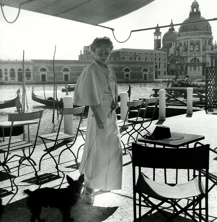 Image of Misia Godebska Sert (1872-1950). Photograph From The Coco Chanel  Series. Paris, August 1937. Full Credit: Boris Lipnitzki / Roger-Viollet /  Granger -- All Rights Reserved. From Granger - Historical Picture Archive