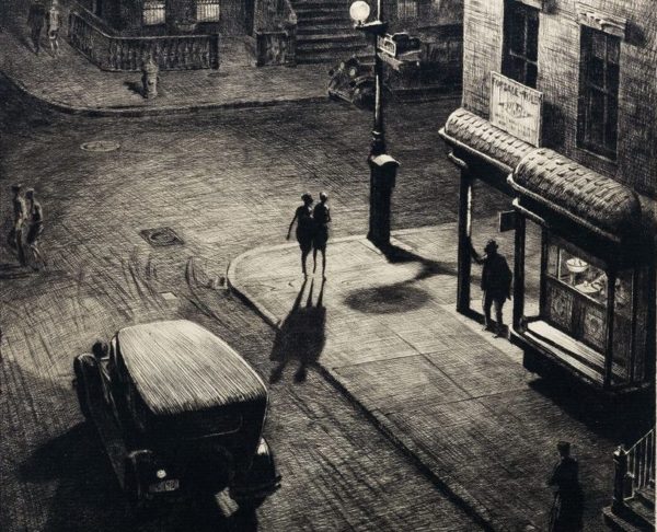 Moonlight Etchings of the Forgotten Artist who Taught Edward Hopper