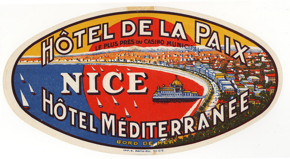 The Lost Art of Hotel Luggage Labels